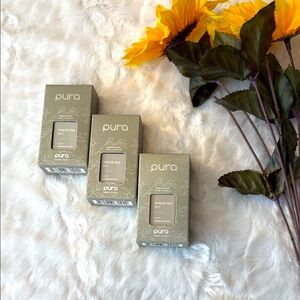 *NWT* Pura Smart Home Plug-in Diffuser Refills 3 pack White Tea No. 1